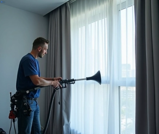 Professional curtain steam cleaning process equipment Matty Curtain Cleaning ningi